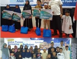 Gelar Buka Puasa Bersama, IFI Banda Aceh Bagi 35 Paket Santunan Anak Yatim