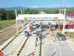 Trafik Tol Trans Sumatera Naik 70,61 Persen