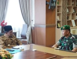 Bupati Aceh Besar Terima Audiensi Danyonif 117/KY