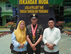 Putra Simeulue Raih Lulusan Terbaik Dikmata TNI AD Kodam IM