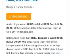 Hendak Mengikuti Pelatihan di Rindam IM, Nama Novida Lulusan SPPI Mendadak Hilang