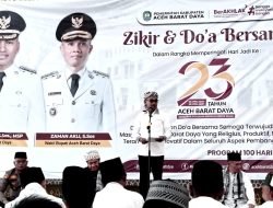 HUT ke-23 Kabupaten Abdya Dimeriahkan dengan Zikir dan Doa Bersama