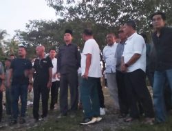 Bupati Aceh Selatan Tinjau Pembangunan Intake Krueng Baru