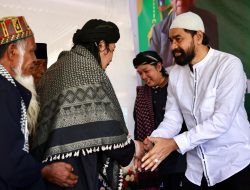 Hadiri Haul ke-4 Abu Usman Pedeung, Mualem Siap Bantu Pembangunan Masjid Seribu Tiang