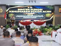 Buka Bimtek Fungsi Kehumasan, Wakapolda Aceh: Ini Ruang Belajar dan Evaluasi