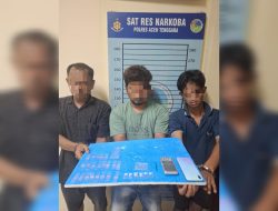 Tiga Pria di Agara Harus Berurusan Dengan Polisi, Sejumlah Sabu Siap Edar Berhasil Diamankan