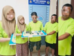 Dua Pria dan Satu Wanita Dibekuk Satresnarkoba Polres Aceh Tenggara, Sabu Siap Edar Ikut Disita