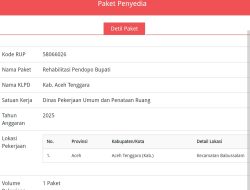 Pemkab Agara Alokasikan Rp2,4 Miliar Lebih Untuk Rehabilitasi Pendopo Bupati dan Wakil Bupati