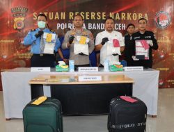 Dalam Lima Hari, Polresta Banda Aceh dan Avsec Gagalkan Penyelundupan 5 Kg Sabu di Bandara SIM