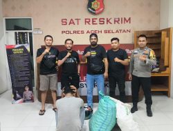 Tim Sat Reskrim Polres Aceh Selatan Bekuk Pelaku Curat di Pasar Inpres