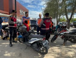 Ditsamapta Polda Aceh Gelar Patroli Humanis di Hari Meugang, Pastikan Suasana Pasar Kondusif