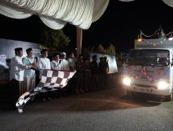 Wabup Syukri Lepas Pawai Takbir Idul Adha 1446 H di Kota Jantho