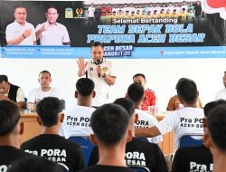 Tim Sepakbola Pra PORA Aceh Besar Resmi Dilepas