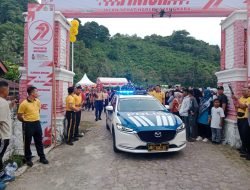 Sat Lantas Polres Aceh Selatan Amankan Jalan Sehat Hut Bhayangkara Ke-79