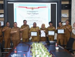 Dinas Sosial Bersama Dua OPD di Aceh Tenggara Terima Piagam PEKPPP Kemenpan RB