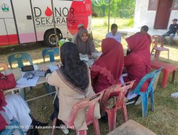 Gampong Tanjong Paya Peusangan Gelar Donor Darah