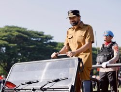 Gubernur Aceh Pimpin Upacara Hari Bhayangkara di Blang Padang