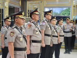 Kapolda Aceh Pimpin Sertijab Empat Pejabat Utama dan Dua Kapolres