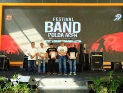 Kapolda Aceh Resmi Tutup Festival Band Hari Bhayangkara ke-79