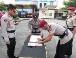 AKBP Yulhendri Pimpin Upacara Sertijab Dilingkungan Polres Agara