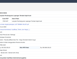 Pemerintah Aceh Lanjutkan Pembangunan Lapangan Tembak Kejati