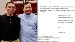 Fadli Zon Tetapkan 17 Oktober Hari Kebudayaan, Bertepatan Hari Ulang Tahun Prabowo