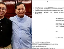 Fadli Zon Tetapkan 17 Oktober Hari Kebudayaan, Bertepatan Hari Ulang Tahun Prabowo