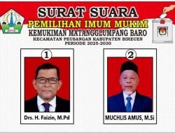 Faizin Kalahkan Muchlis Amus Pada Pemilihan Imum Mukim Kemukiman Matangglumpang Baro