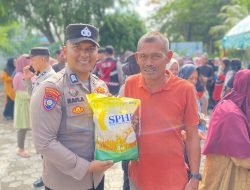 Ditbinmas Polda Aceh Salurkan 1,5 Ton Beras Murah untuk Masyarakat