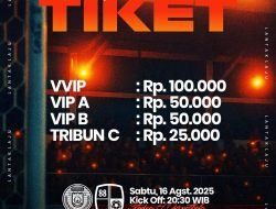 Tiket Laga Persiraja vs Barito Putera Dijual Mulai Rp 25 Ribu