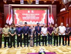 Gubernur Muzakir Manaf Lantik M Nasir Sebagai Sekda Aceh