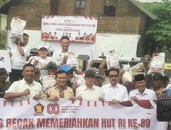 Partai Gerindra Aceh Gelar Pasar Murah & Pembagian Sembako Sambut HUT RI ke-80