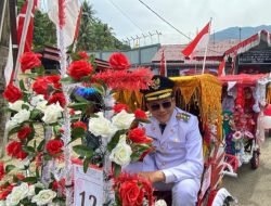 Usai Upacara HUT RI ke-80 dan Penyerahan Remisi, Pemkab Aceh Selatan Gelar Pawai Becak Hias