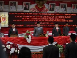 HUT RI ke-80, DPRD Lampung Barat Dengar Pidato Presiden di Sidang Paripurna