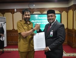 Gubernur Lantik Direktur Utama PT Bank Aceh Syariah