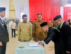 Bupati Mirwan Lantik 29 Pejabat Baru di Lingkungan Pemkab Aceh Selatan