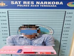 Satresnarkoba Polres Aceh Tenggara Ringkus Terduga Pengedar Sabu Warga Perapat Hilir