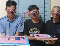 Diduga Terlibat Narkoba, Satresnarkoba Polres Agara Ciduk Tiga Pria Warga Terutung Pedi