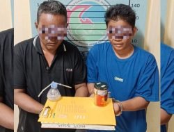 Satresnarkoba Polres Aceh Tenggara Ringkus Dua Pria di Pulonas Baru, Sabu Siap Edar Ikut Disita