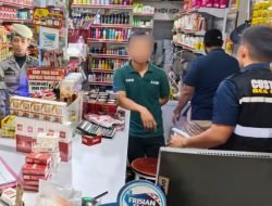 Bea Cukai Tindak Warung Jual Rokok Ilegal di Banda Aceh