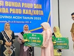 Tampil Maksimal, Aceh Timur Raih Dua Penghargaan Apresiasi Bunda PAUD