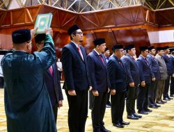 Lantik Kepala SKPA, Gubernur Mualem Ingatkan Percepatan Serapan Anggaran