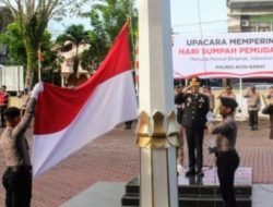 Polres Aceh Barat Kobarkan Semangat Kebangsaan