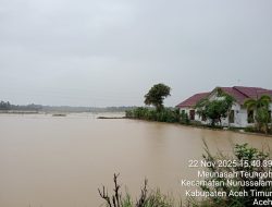 Banjir dan Angin Kencang Landa Aceh Timur, Ratusan Warga Terdampak