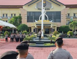 Kapolda Aceh Lepas 855 Personel BKO untuk Penanggulangan Banjir dan Longsor