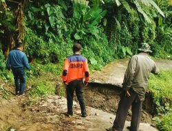 Badan Jalan Amblas di Bener Meriah