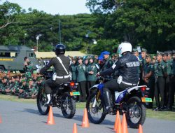 Pomdam IM Ajak Prajurit Tertib Berlalu Lintas