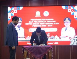 Mualem Lantik Ketua BRA Periode 2025-2030