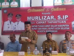 Sebanyak 11 Camat Antar-Tugas, Ini Pesan Bupati Aceh Selatan