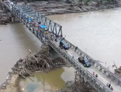 Jembatan Bailey Teupin Reudep Rampung, Akses Bireuen–Aceh Utara Kembali Normal